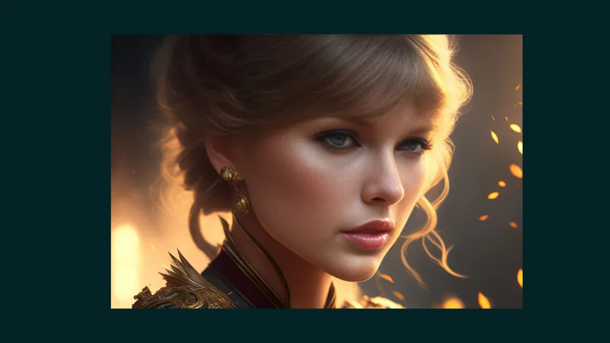 illustration of singer Taylor Swift