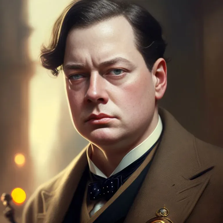 drawing of a young Winston Churchill